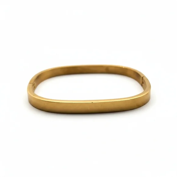 Elegant Gold Bangle Bracelet - Picture 3 of 6